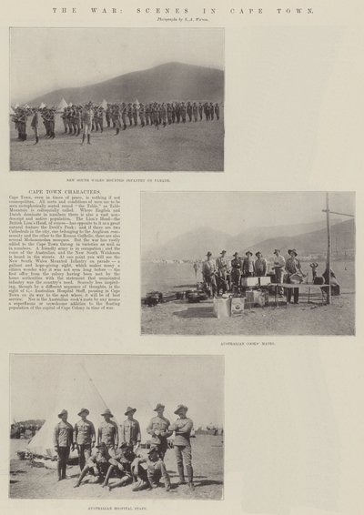 La guerra, scene a Città del Capo da English Photographer