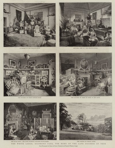 La White Lodge, Richmond Park, la casa della defunta Duchessa di Teck da English Photographer