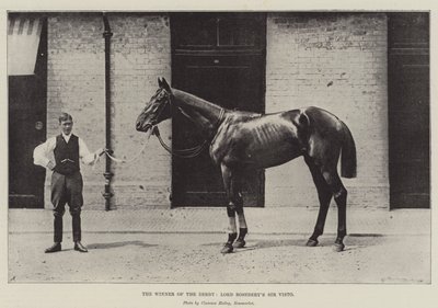 Il vincitore del Derby, Sir Visto di Lord Rosebery da English Photographer