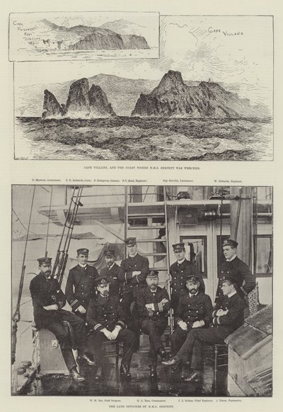 Il naufragio della HMS Serpent da English Photographer