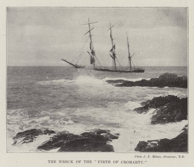 Il naufragio del Firth of Cromarty da English Photographer