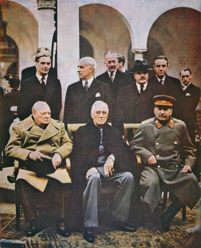 La conferenza di Yalta, febbraio 1945 da English Photographer