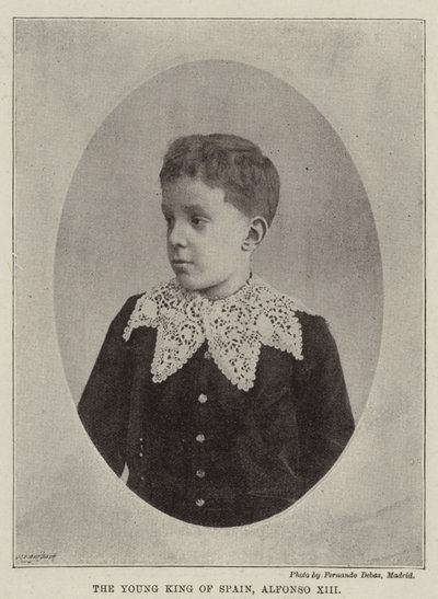 Il Giovane Re di Spagna, Alfonso XIII da English Photographer