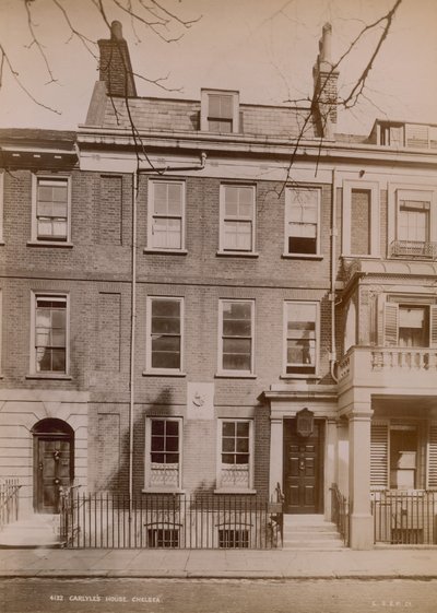 La casa di Thomas Carlyle da English Photographer
