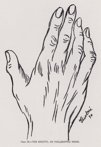 La mano nodosa o filosofica da English Photographer