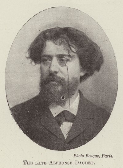 Il defunto Alphonse Daudet da English Photographer