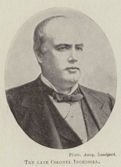 Il Defunto Colonnello Ingersoll da English Photographer