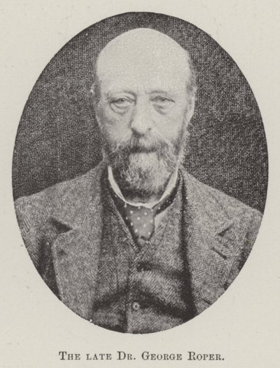 Il defunto Dr George Roper da English Photographer