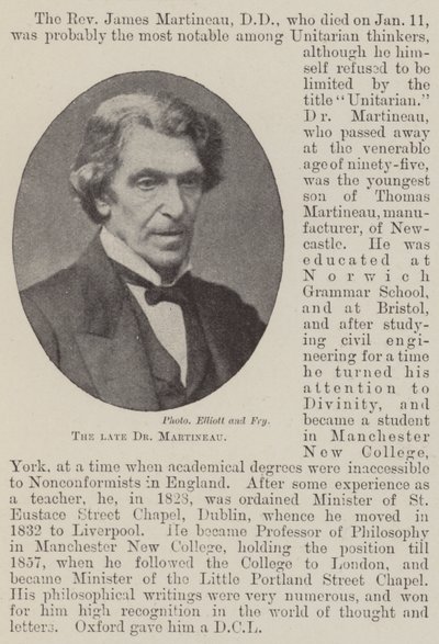 Il defunto Dr Martineau da English Photographer