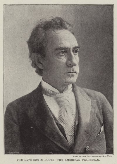 Il defunto Edwin Booth, il tragediografo americano da English Photographer
