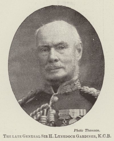 Il defunto Generale Sir H Lynedoch Gardiner, KCB da English Photographer