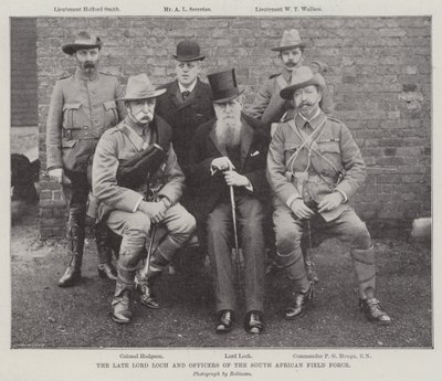 Il defunto Lord Loch e gli ufficiali della South African Field Force da English Photographer