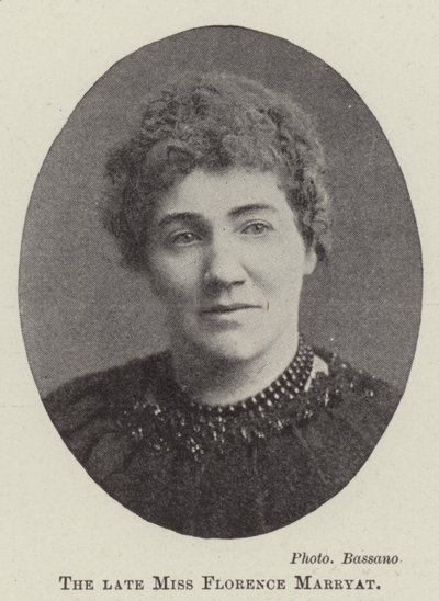 La defunta Signorina Florence Marryat da English Photographer