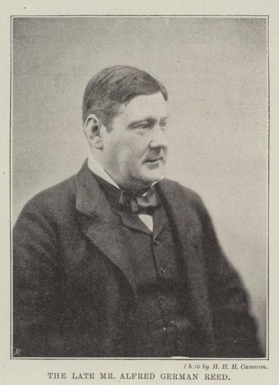 Il defunto signor Alfred German Reed da English Photographer