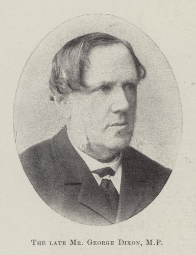 Il defunto Mr George Dixon, MP da English Photographer