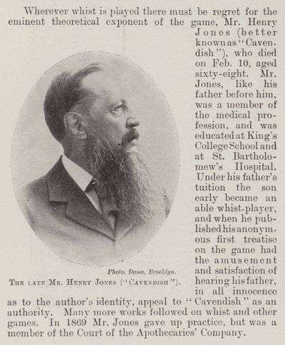Il defunto signor Henry Jones (Cavendish) da English Photographer