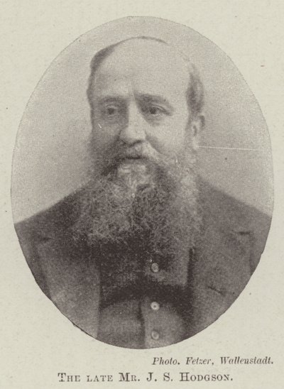 Il Defunto Signor J S Hodgson da English Photographer