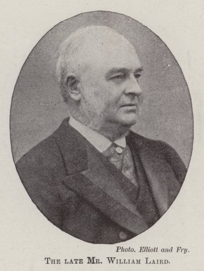 Il defunto signor William Laird da English Photographer