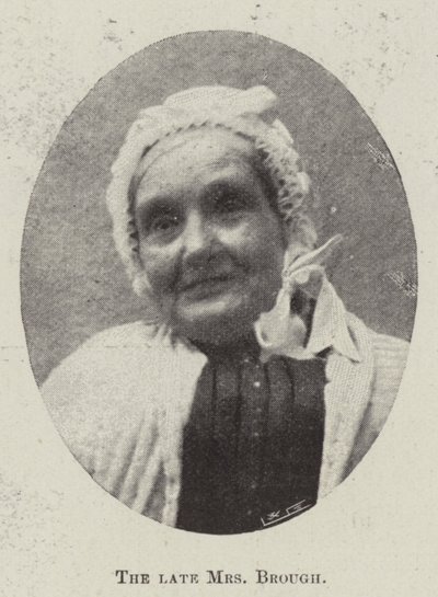 La defunta Signora Brough da English Photographer