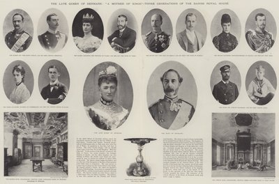 La defunta regina di Danimarca, madre di re, tre generazioni della casa reale danese da English Photographer