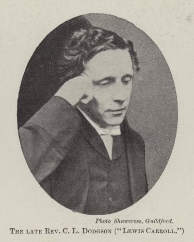 Il defunto Reverendo C L Dodgson, Lewis Carroll da English Photographer