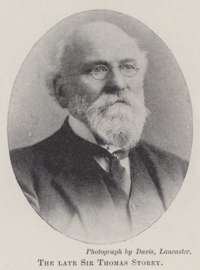 Il defunto Sir Thomas Storey da English Photographer