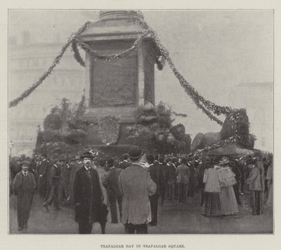Giorno di Trafalgar a Trafalgar Square da English Photographer