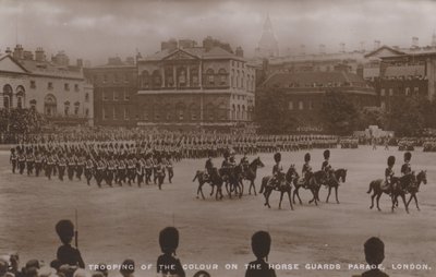 Sfilata della bandiera alla Horse Guards Parade, Londra da English Photographer