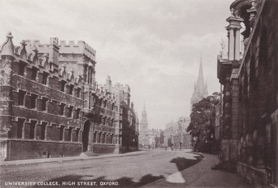 University College, High Street, Oxford da English Photographer