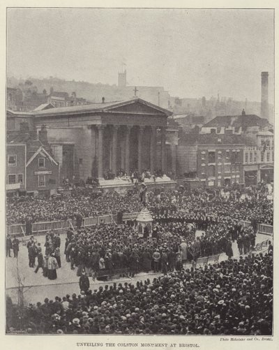 Inaugurazione del Monumento a Colston a Bristol da English Photographer