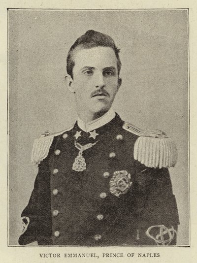 Vittorio Emanuele, Principe di Napoli da English Photographer