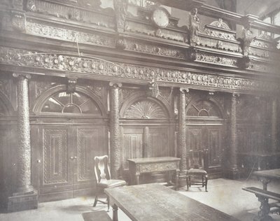 Vista della sala di Grays Inn, Londra, 1885 da English Photographer