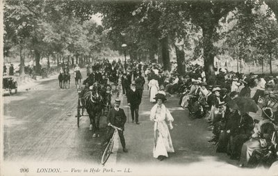 Vista di Hyde Park da English Photographer