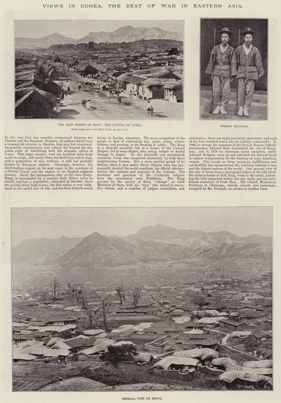 Vedute in Corea, il Teatro della Guerra in Asia Orientale da English Photographer