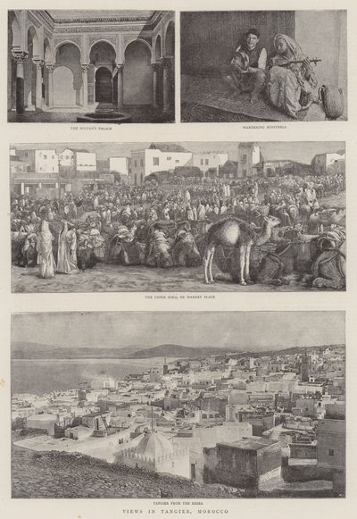 Vedute di Tangeri, Marocco da English Photographer