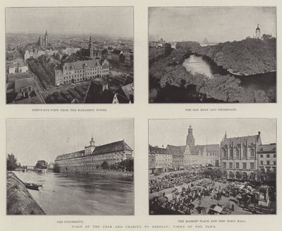 Visita dello Zar e della Zarina a Breslavia, vedute della città da English Photographer