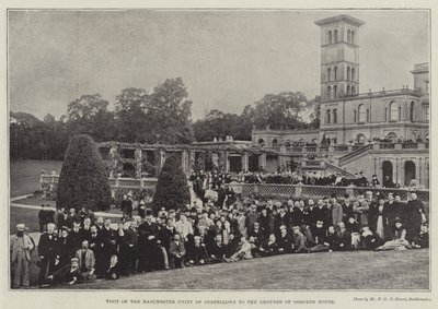 Visita della Manchester Unity of Oddfellows ai giardini di Osborne House da English Photographer