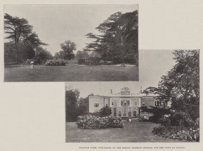 Walpole Park, acquistato dal Consiglio del Distretto di Ealing per la città di Ealing da English Photographer