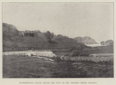 Castello di Watermouth, Devon, la residenza di Mr Charles Henry Bassett da English Photographer