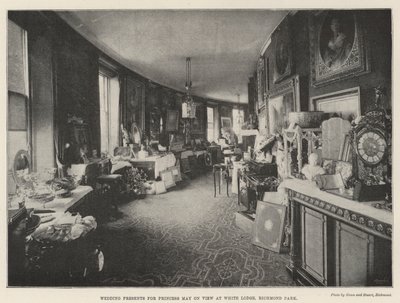 Regali di Nozze per la Principessa May in Mostra a White Lodge, Richmond Park da English Photographer