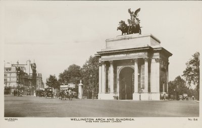 Arco di Wellington e Quadriga, Hyde Park Corner da English Photographer