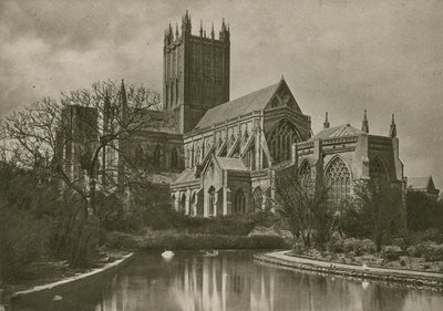 Cattedrale di Wells, dal Laghetto del Cigno da English Photographer
