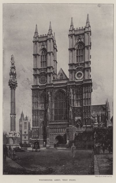 Abbazia di Westminster, facciata ovest da English Photographer
