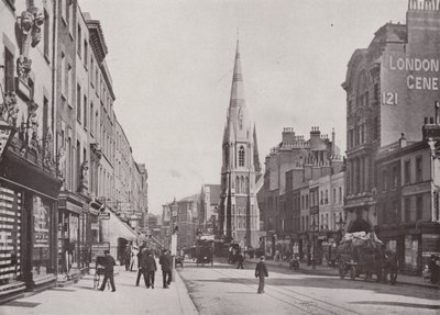 Westminster Bridge Road, con la Christ Church da English Photographer