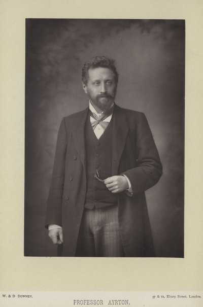 William Edward Ayrton da English Photographer