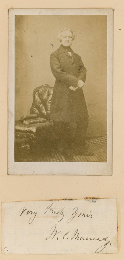 William Macready, attore da English Photographer