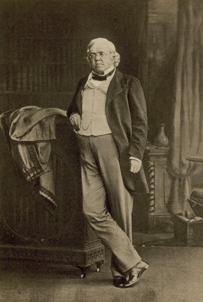 William Makepeace Thackeray, romanziere e satirico inglese da English Photographer