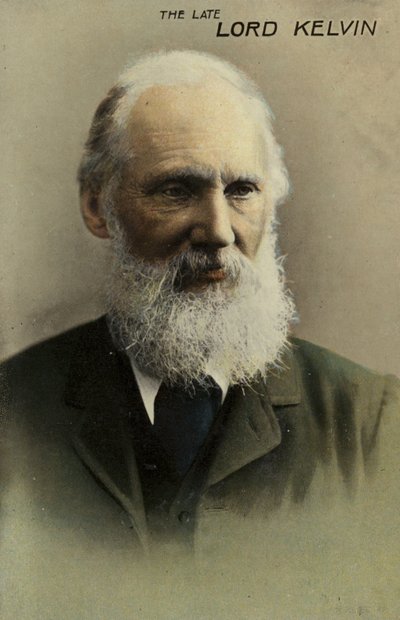 William Thomson, 1° Barone Kelvin (1824-1907), fisico e ingegnere britannico (foto colorata) da English Photographer
