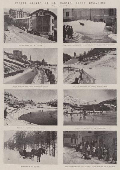 Sport invernali a St Moritz, Alta Engadina da English Photographer