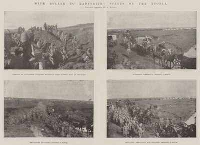 Con Buller a Ladysmith, scene sul Tugela da English Photographer